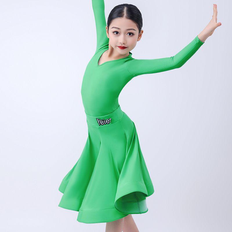Latin Girls Long-sleeved Dress for Autumn Children s Senior Competition Standard Uniform 170 зелений
Latin Girls Long-sleeved Dress for Autumn Children s Senior Competition Standard Uniform 170 зелений
