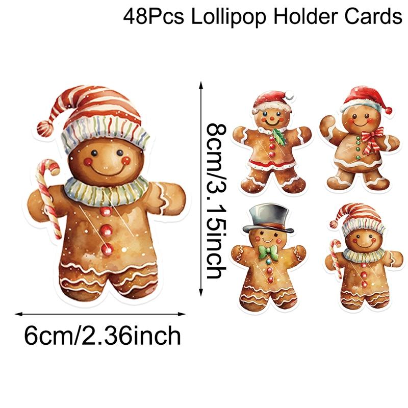Christmas Gingerbread Man Lollipop Holder Card Merry Christmas Decoration 2026 Navidad Natal Xmas Candy Decor Card New Year 2026
Christmas Gingerbread Man Lollipop Holder Card Merry Christmas Decoration 2026 Navidad Natal Xmas Candy Decor Card New Year 2026