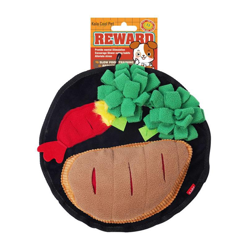 «Коврик для обнюхивания собак»: Интерактивное одеяло-головоломка с едой для развлечения и высвобождения энергии».
«Коврик для обнюхивания собак»: Интерактивное одеяло-головоломка с едой для развлечения и высвобождения энергии».