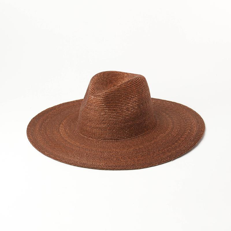 New Eleagant High Quality Men Women Wide Brim Fine Straw Foldable Roll Up Hat Fedora Summer Beach Panama Sun Hat Chapeu Feminino кавовий
New Eleagant High Quality Men Women Wide Brim Fine Straw Foldable Roll Up Hat Fedora Summer Beach Panama Sun Hat Chapeu Feminino кавовий