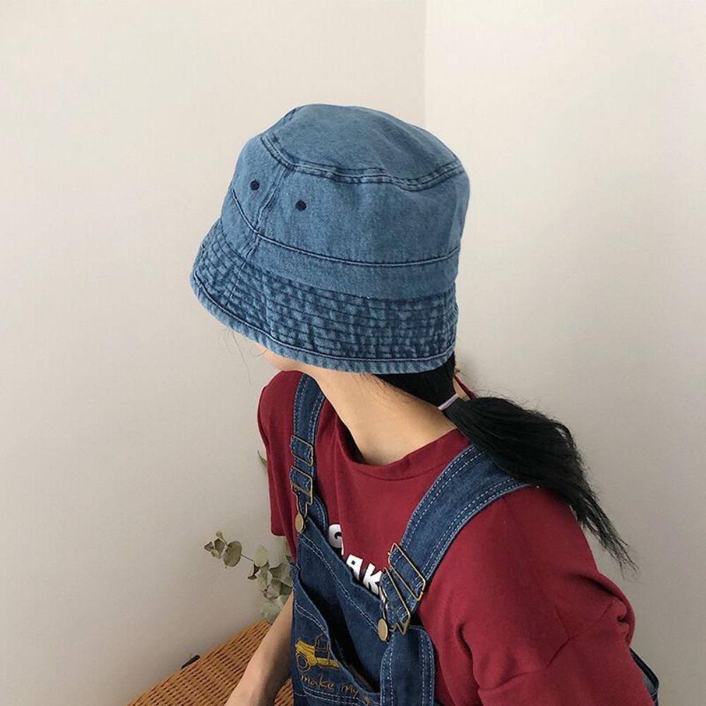 Vintage Denim Fisherman Hat Soft Bucket Hat Creative Sun Protection Cap Streetwear светло-синий
Vintage Denim Fisherman Hat Soft Bucket Hat Creative Sun Protection Cap Streetwear светло-синий