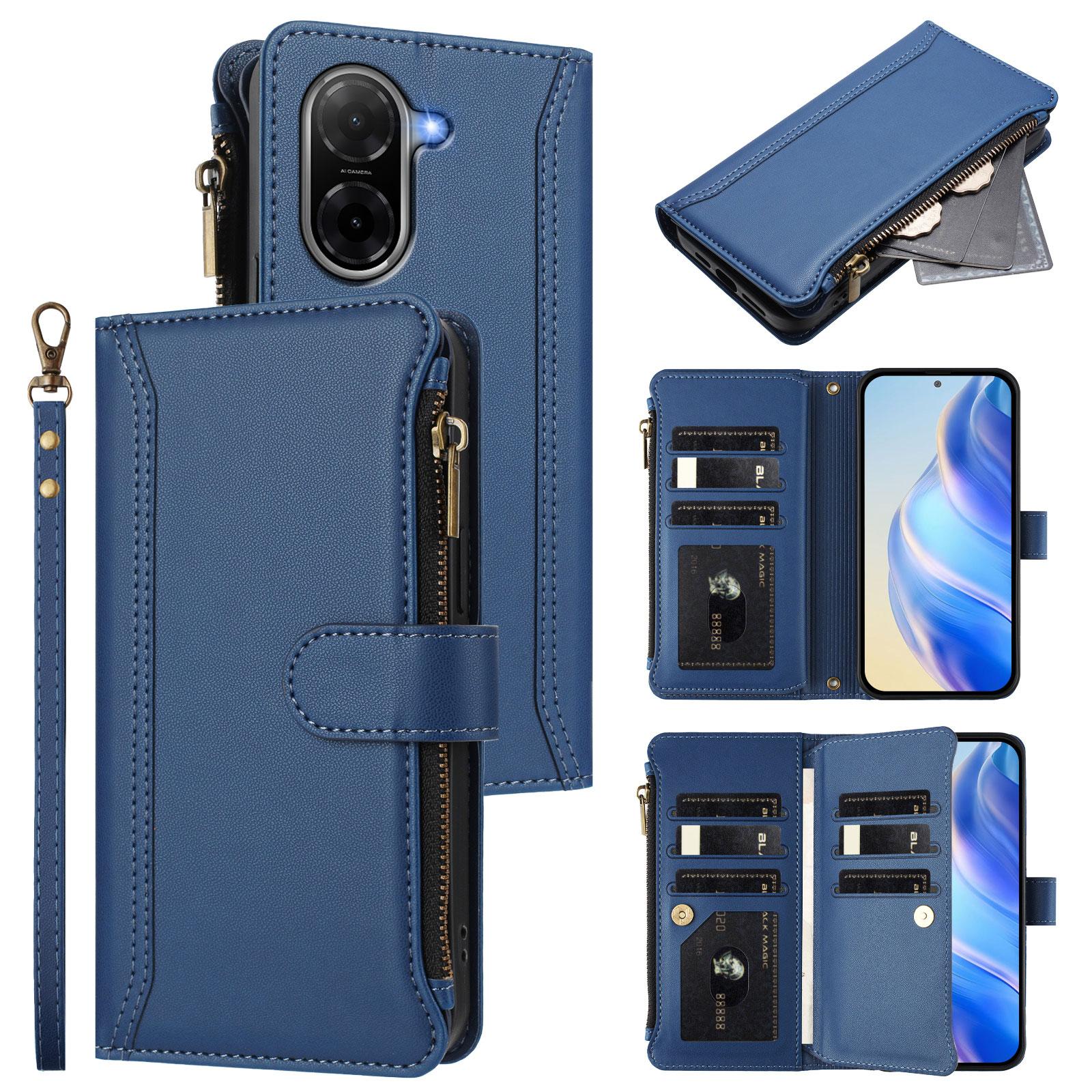 For Xiaomi Poco C71 4G/Xiaomi Redmi A5 4G (171.7*77.8*8.3mm) Leather Case 9 Card Slots Zipper Wallet Stand Phone Cover with Wrist Strap Dark Green
For Xiaomi Poco C71 4G/Xiaomi Redmi A5 4G (171.7*77.8*8.3mm) Leather Case 9 Card Slots Zipper Wallet Stand Phone Cover with Wrist Strap Dark Green
