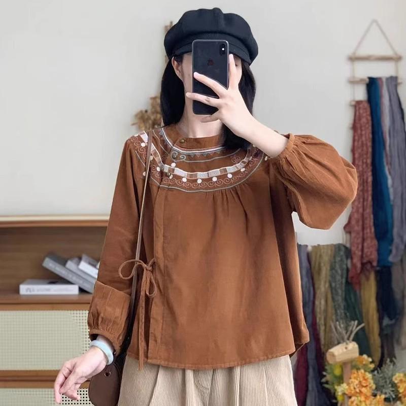 Women s Casual Ethnic Embroidered Cotton Linen Top for Spring/Autumn 2024 2XL 135-150 lbs троянди рожеві кольору
Women s Casual Ethnic Embroidered Cotton Linen Top for Spring/Autumn 2024 2XL 135-150 lbs троянди рожеві кольору