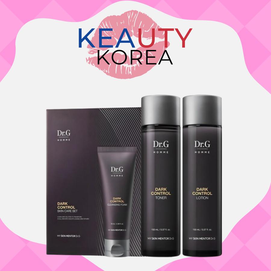 Dr. G Homme Dark Control Toner 150ml + Lotion 150ml + Cleansing Foam 70ml set 1 piece, 620ml
Dr. G Homme Dark Control Toner 150ml + Lotion 150ml + Cleansing Foam 70ml set 1 piece, 620ml