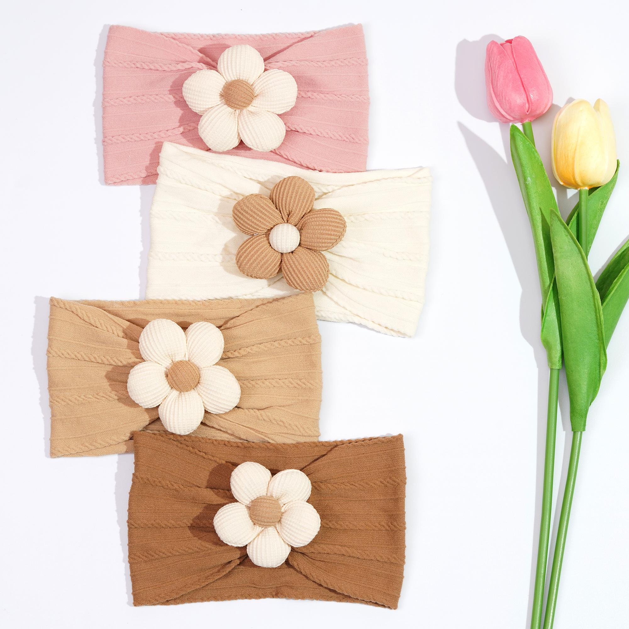 3Pcs Nylon Flower Headband For Newborn Girls Elastic Knit Children Turban Babys Bow Soft Kids Headwear Hair Accessories wholesal
3Pcs Nylon Flower Headband For Newborn Girls Elastic Knit Children Turban Babys Bow Soft Kids Headwear Hair Accessories wholesal