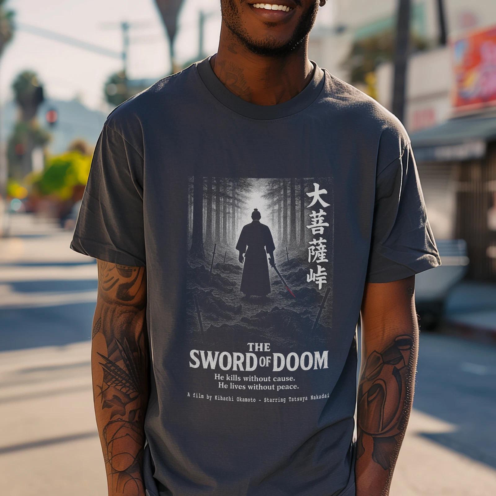 Sword of Doom Shirt Samurai Vintage Japanese Film Tee Tarantino Kurosawa Style 4XL
Sword of Doom Shirt Samurai Vintage Japanese Film Tee Tarantino Kurosawa Style 4XL