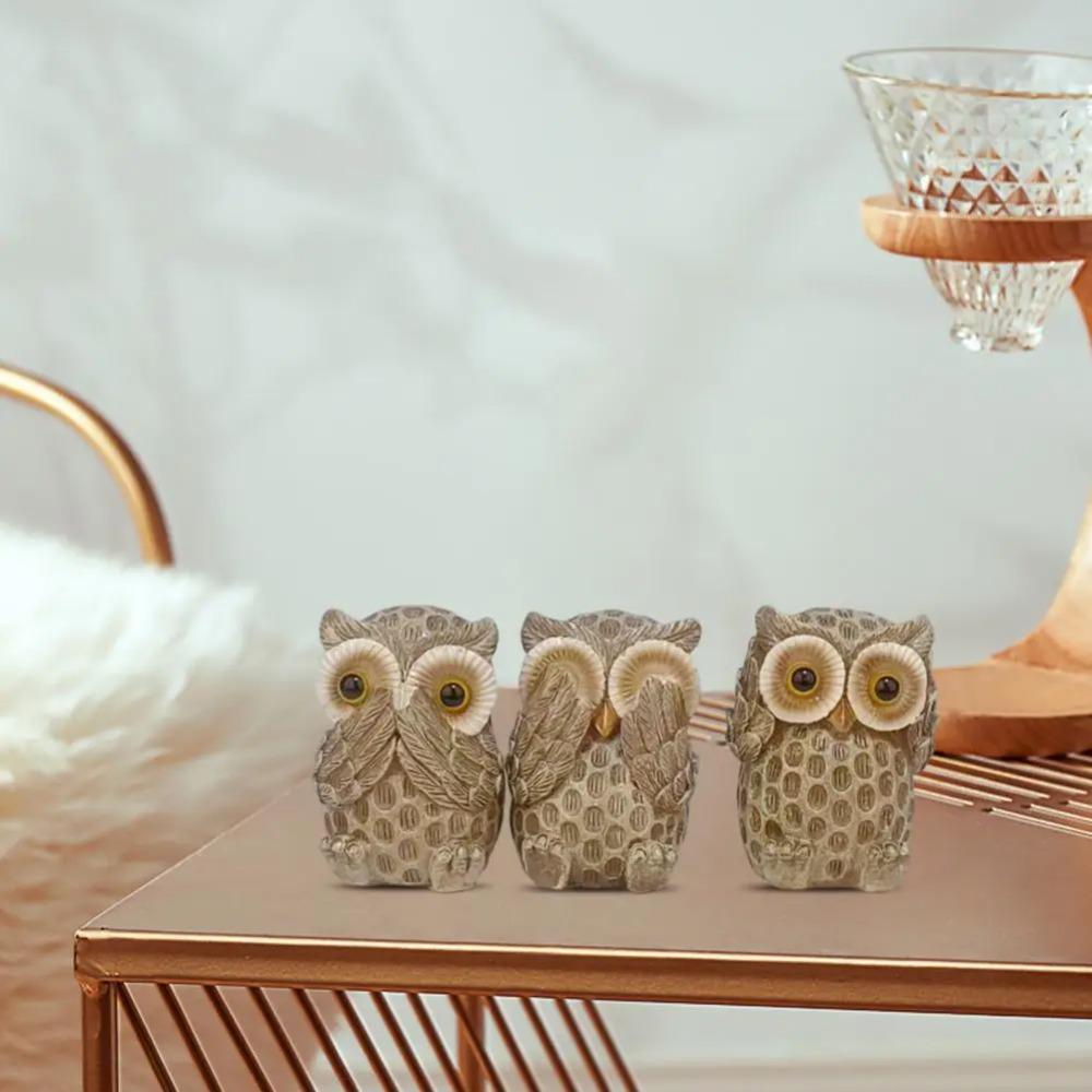 Cute Mini Owls Figurines Resin Crafts Desktop Owls Ornaments Owls Statue Holiday Party Supplies зелёный
Cute Mini Owls Figurines Resin Crafts Desktop Owls Ornaments Owls Statue Holiday Party Supplies зелёный