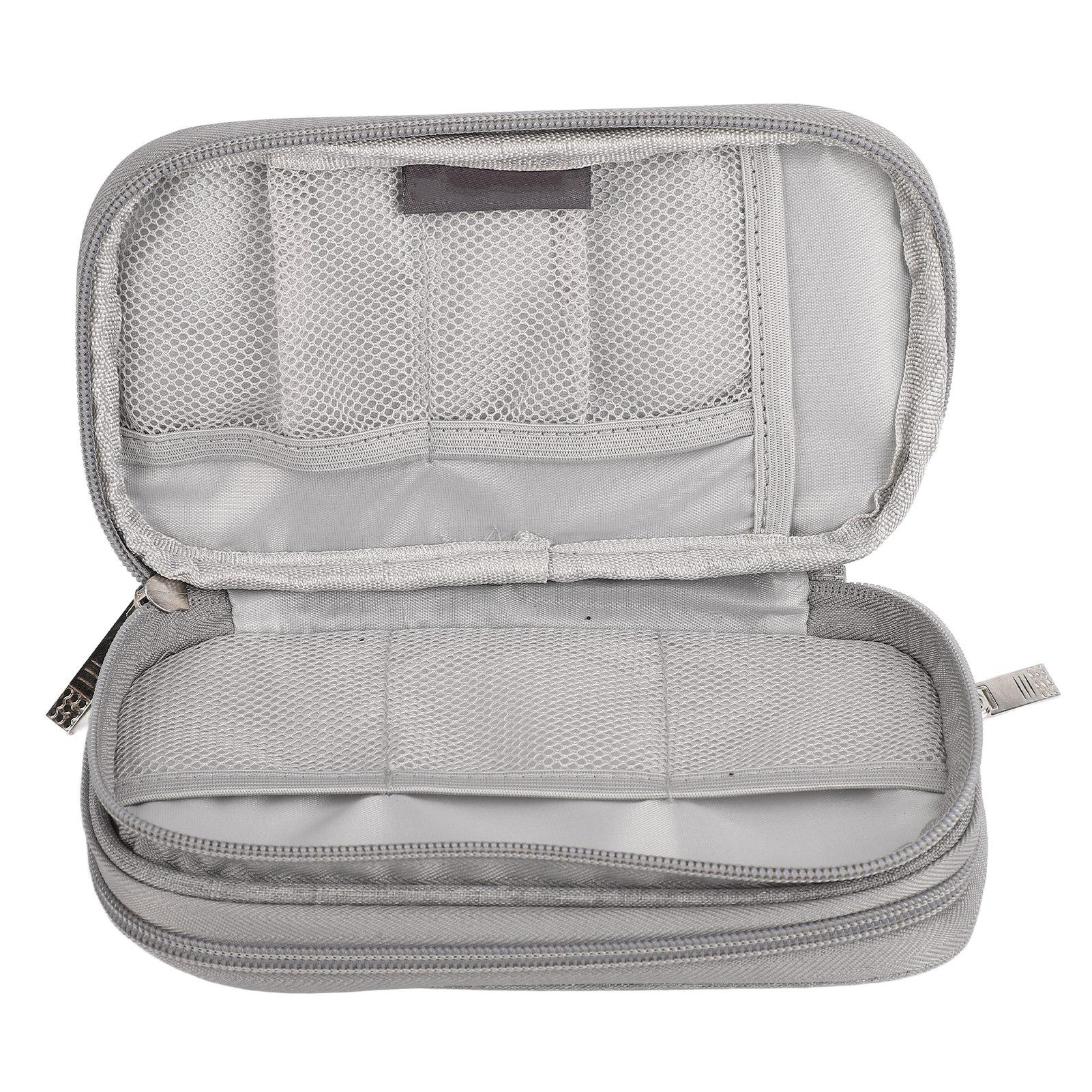 Electronic Organizer Portable Compact Travel Double Layer Electronic Storage Bag for Cable Cord серый
Electronic Organizer Portable Compact Travel Double Layer Electronic Storage Bag for Cable Cord серый