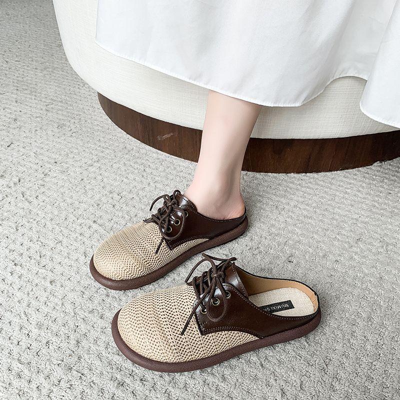 Temperament bag head half slippers women s 2025 new spring and autumn wear lazy one-pedal single shoes super fire beautiful Mueller shoes 35
Temperament bag head half slippers women s 2025 new spring and autumn wear lazy one-pedal single shoes super fire beautiful Mueller shoes 35
