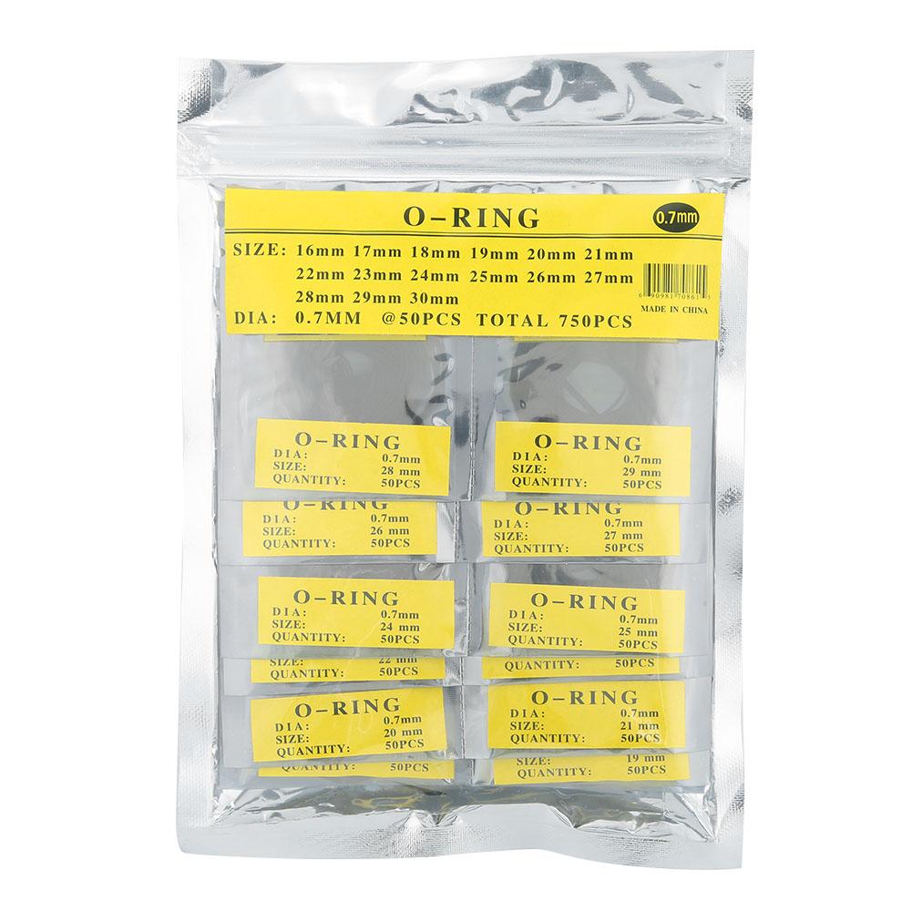750pcs 0.7mm Waterproof Round Watch Gaskets O Ring Rubber Seal Washers Watch Accessory
750pcs 0.7mm Waterproof Round Watch Gaskets O Ring Rubber Seal Washers Watch Accessory