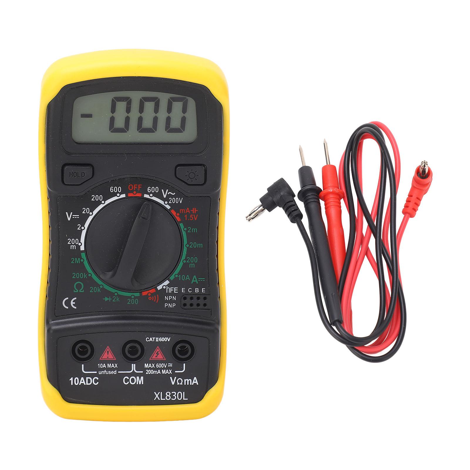 Digital Multimeter Auto Ranging High Accuracy AC DC Voltmeter Ohm Volt Amp Meter Tester
Digital Multimeter Auto Ranging High Accuracy AC DC Voltmeter Ohm Volt Amp Meter Tester