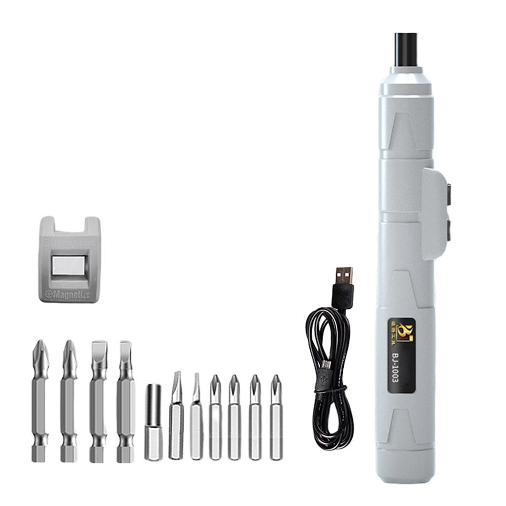 3.6V Electric Screwdriver USB Rechargeable Small Screwdriver Drill 250r/min 1.2N/M Precision for Removing/Tightening Screws
3.6V Electric Screwdriver USB Rechargeable Small Screwdriver Drill 250r/min 1.2N/M Precision for Removing/Tightening Screws