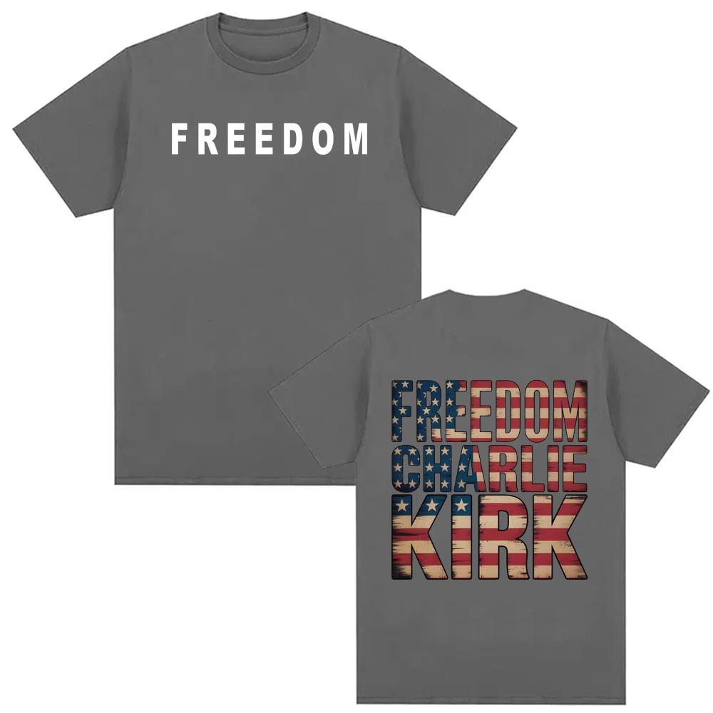 Free Charlie Kirk Graphic Tshirt for Men and Women Fashion High Street Trend 2026 Spring summer Pure Cotton Shortsleeved top S
Free Charlie Kirk Graphic Tshirt for Men and Women Fashion High Street Trend 2026 Spring summer Pure Cotton Shortsleeved top S