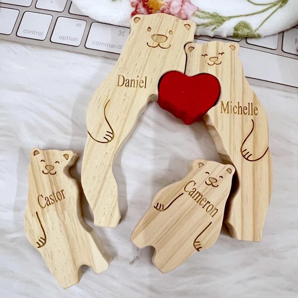 DIY Bear Family Name Деревянная художественная головоломка Деревянная скульптура Домашний рабочий стол Рождественские украшения Подарок на День матери 2024
DIY Bear Family Name Деревянная художественная головоломка Деревянная скульптура Домашний рабочий стол Рождественские украшения Подарок на День матери 2024