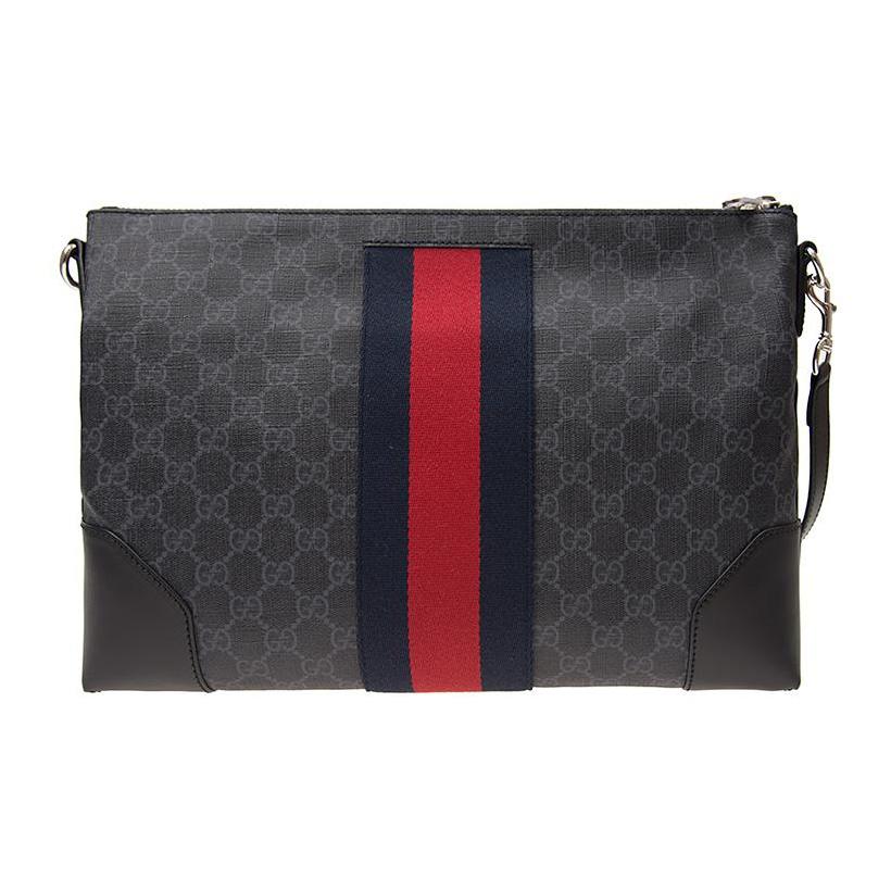 Gucci Classic Logo Stripe Canvas And Leather Messenger Bag Men bags Black Gray 474139-K5ICN-1095 Basic Set (Bag+Dust Bag)
Gucci Classic Logo Stripe Canvas And Leather Messenger Bag Men bags Black Gray 474139-K5ICN-1095 Basic Set (Bag+Dust Bag)