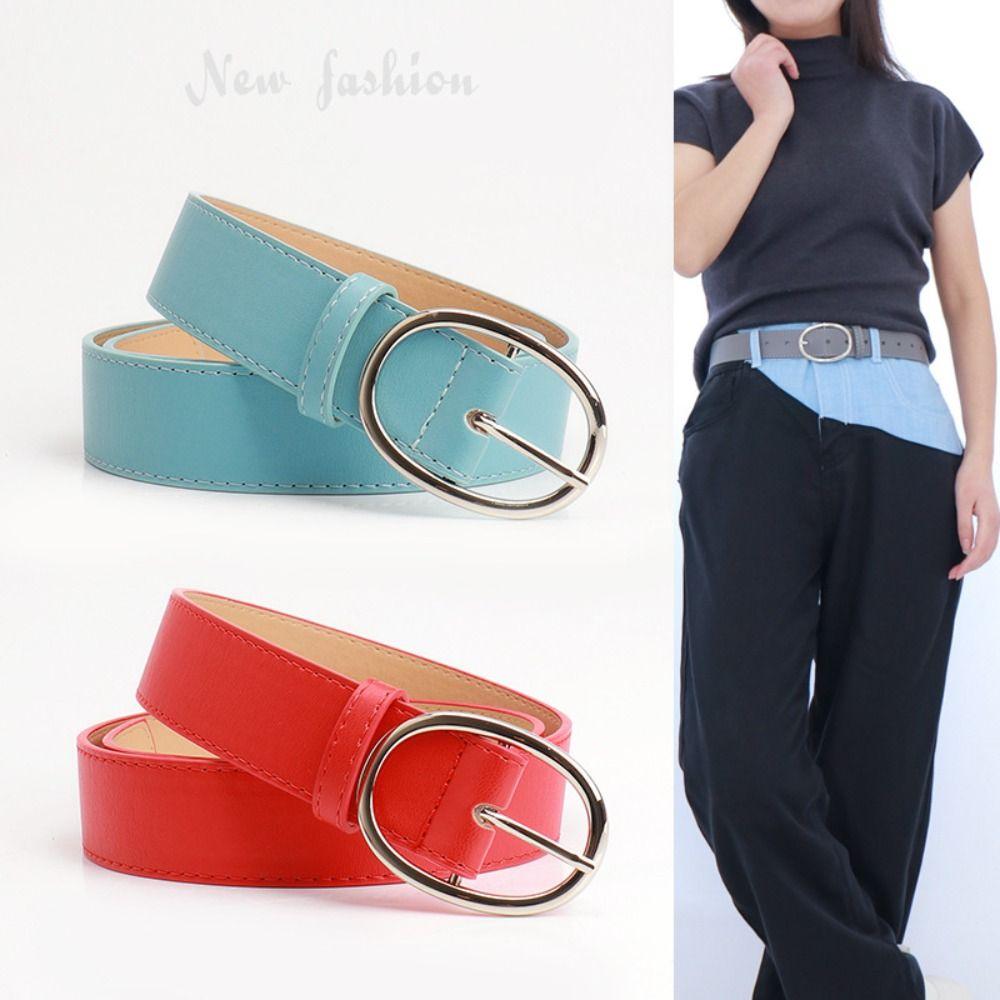 Solid Color Waist Strap Oval Needle Buckle Waist Belts Fashion Decoration Belt Clothing Decoration
Solid Color Waist Strap Oval Needle Buckle Waist Belts Fashion Decoration Belt Clothing Decoration