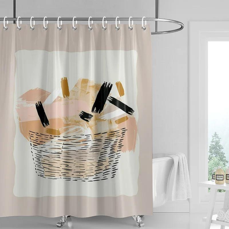 Waterproof Nordic Abstract Art Shower Curtain Bathroom Partition Curtain Modern Bathroom Decoration Morandi Color Series W60H190(CM)-1 Pcs
Waterproof Nordic Abstract Art Shower Curtain Bathroom Partition Curtain Modern Bathroom Decoration Morandi Color Series W60H190(CM)-1 Pcs
