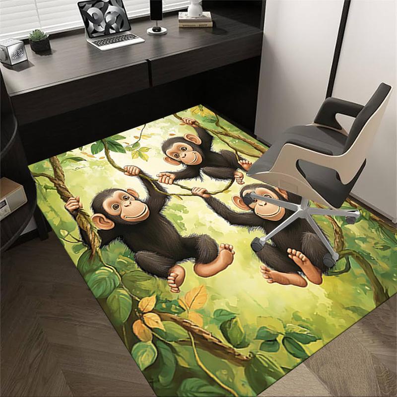 1PC chimpanzee jungle Anti-slip carpet, suitable for Office, bedroomand playrooms. It can also be used as a sofa footrest cover-W61 60cm by 90cm
1PC chimpanzee jungle Anti-slip carpet, suitable for Office, bedroomand playrooms. It can also be used as a sofa footrest cover-W61 60cm by 90cm