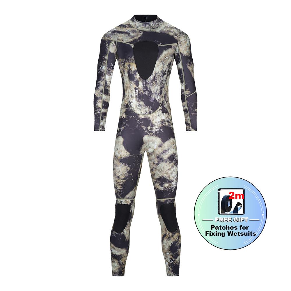 Mens Spearfishing Wetsuit 3mm Camouflage Neoprene One-piece Diving Suit for Scuba FreeDiving Jumpsuit Cold Water Swimsuit S
Mens Spearfishing Wetsuit 3mm Camouflage Neoprene One-piece Diving Suit for Scuba FreeDiving Jumpsuit Cold Water Swimsuit S