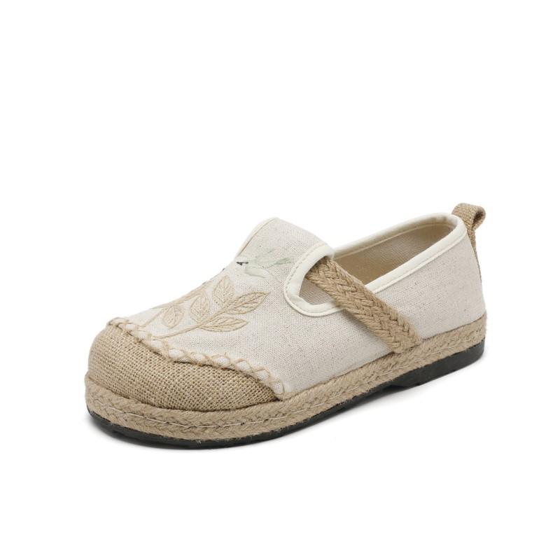 Вышитые туфли из ткани в этническом стиле Johnature, хлопчатобумажные, льняные, мягкие, дышащие, тканые, женские туфли на плоской подошве 39 бежевый
Вышитые туфли из ткани в этническом стиле Johnature, хлопчатобумажные, льняные, мягкие, дышащие, тканые, женские туфли на плоской подошве 39 бежевый