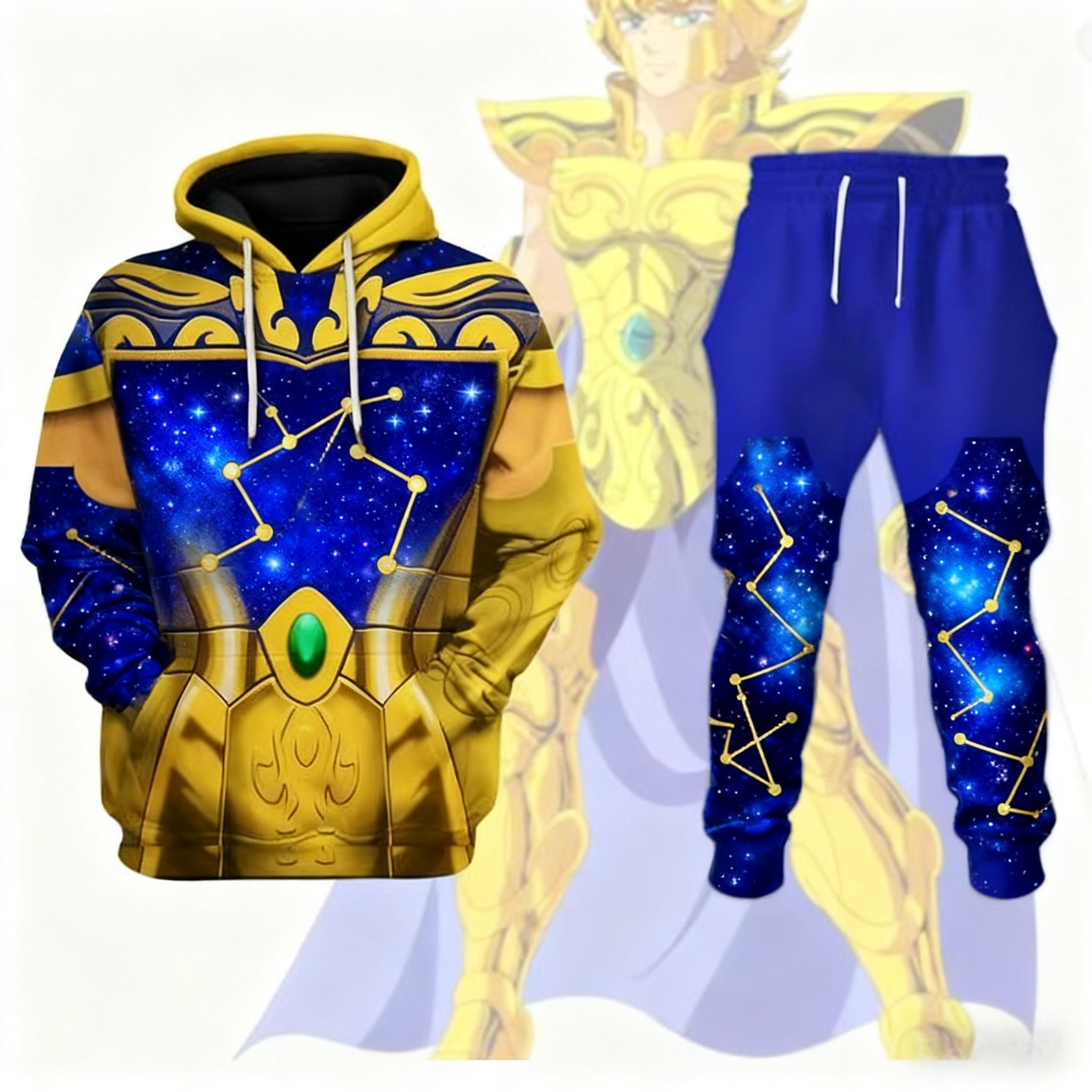 Popular Cosplay Anime Saint Seiya printed hoodies pants sets 3D Street Harajuku Tracksuit sets Men s Sports jogging Set M
Popular Cosplay Anime Saint Seiya printed hoodies pants sets 3D Street Harajuku Tracksuit sets Men s Sports jogging Set M