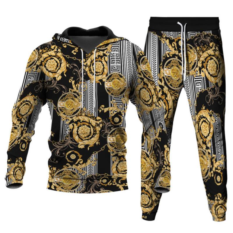Мужские комплекты из 2 предметов, большие толстовки с капюшоном, длинные брюки, модный спортивный костюм, уличная одежда с 3D леопардовым принтом и золотой цепочкой, одежда унисекс, S-6XL XXL
Мужские комплекты из 2 предметов, большие толстовки с капюшоном, длинные брюки, модный спортивный костюм, уличная одежда с 3D леопардовым принтом и золотой цепочкой, одежда унисекс, S-6XL XXL