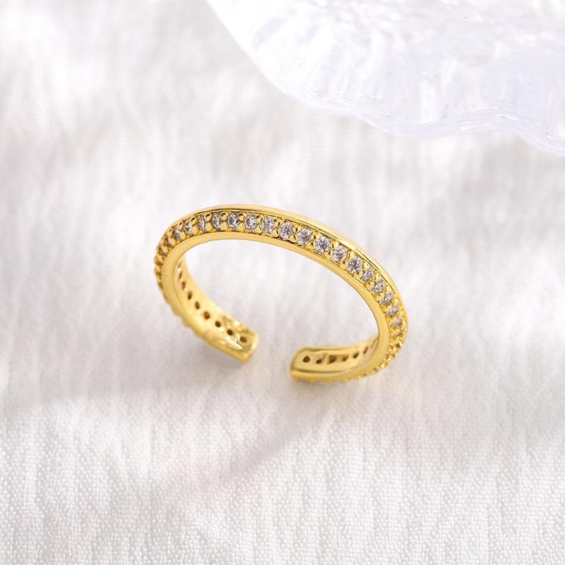 925 Sterling Silver Simple Zircon Crystal Finger Rings For Woman Wedding Engagement Party Gift Charm Jewelry золотий
925 Sterling Silver Simple Zircon Crystal Finger Rings For Woman Wedding Engagement Party Gift Charm Jewelry золотий