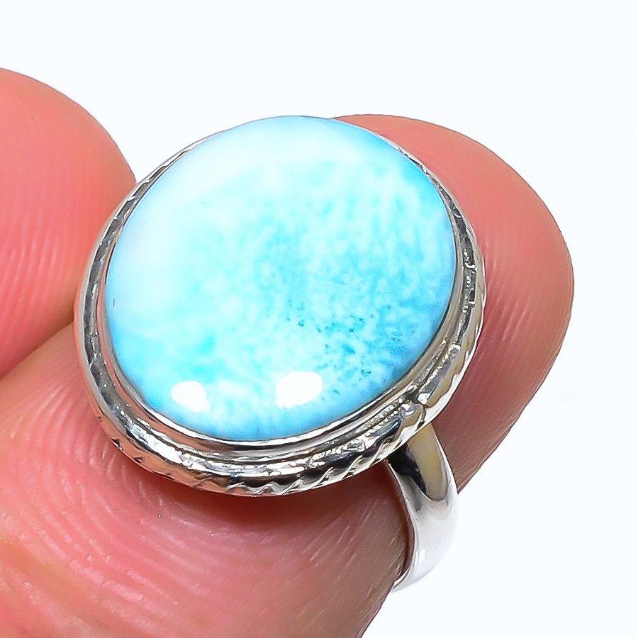 Кольцо из стерлингового серебра 925 пробы с драгоценным камнем Natural Republic Larimar S.6 m5y29
Кольцо из стерлингового серебра 925 пробы с драгоценным камнем Natural Republic Larimar S.6 m5y29