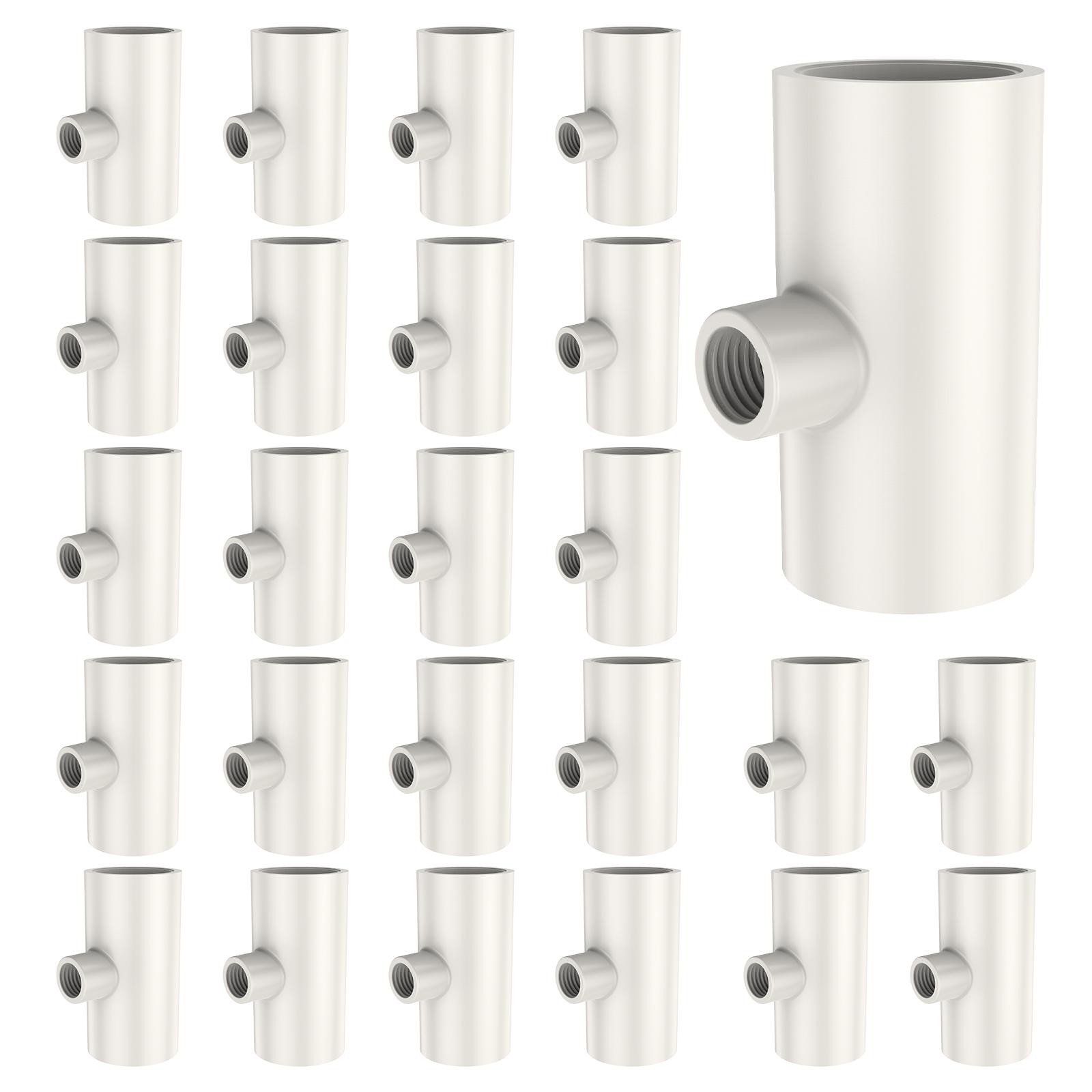 25Pcs Chicken Waterer PVC Tee No Drilling Fitting Fully Automatic Poultry Waterer Nipples/Cups/Feeders/Poultry Water Drinker
25Pcs Chicken Waterer PVC Tee No Drilling Fitting Fully Automatic Poultry Waterer Nipples/Cups/Feeders/Poultry Water Drinker