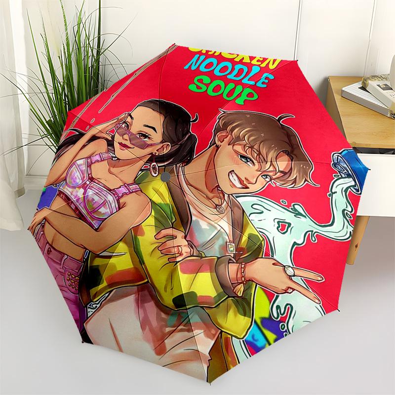 1pc Chicken Noodle Soup Outdoor Umbrella - Automatic Opening/Closing, Portable 3-Fold Design, 8-Rib Iron Frame, Perfect Gift for Fans, Traveler
1pc Chicken Noodle Soup Outdoor Umbrella - Automatic Opening/Closing, Portable 3-Fold Design, 8-Rib Iron Frame, Perfect Gift for Fans, Traveler
