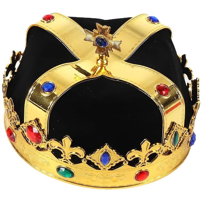 AllBright crown crown king cosplay crown party event halloween king arthur costume play disguise props (black)
AllBright crown crown king cosplay crown party event halloween king arthur costume play disguise props (black)
