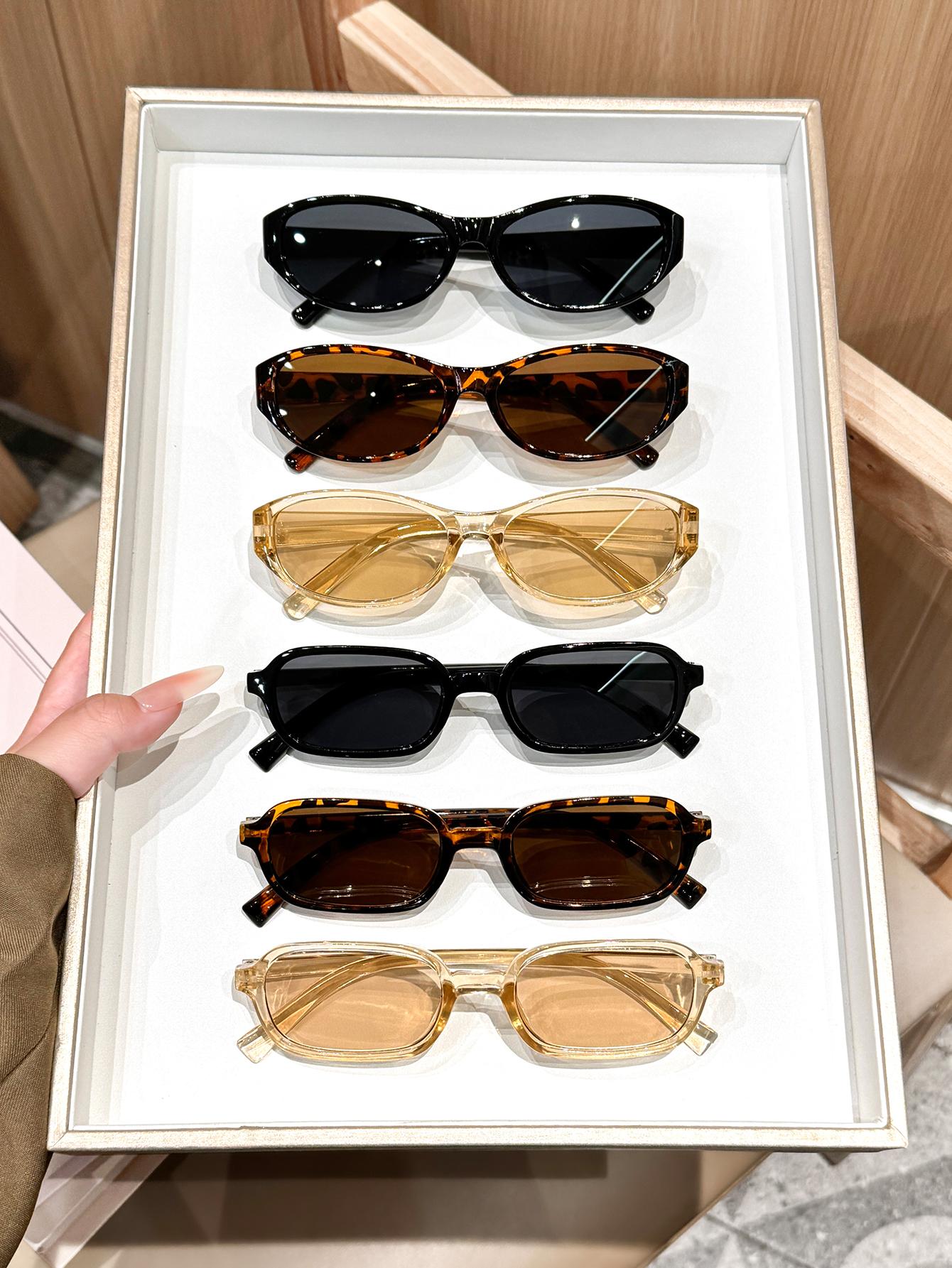 6Pcs Women s Sunglasses Set Retro Fashion Multi-Color Frame Combination Set Vacation Street Photography Driving Outdoor
6Pcs Women s Sunglasses Set Retro Fashion Multi-Color Frame Combination Set Vacation Street Photography Driving Outdoor
