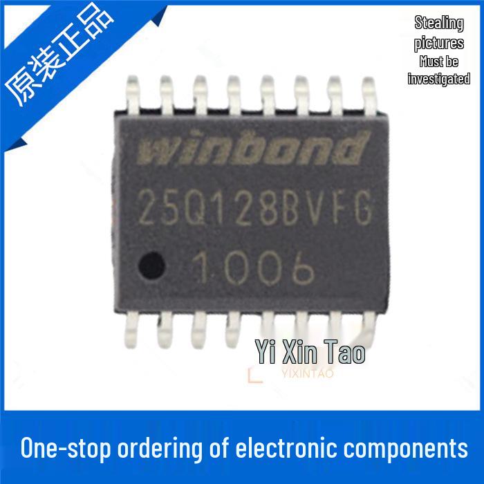 W25Q128BVFIG 16M SOP-16 Flash Memory Chip
W25Q128BVFIG 16M SOP-16 Flash Memory Chip