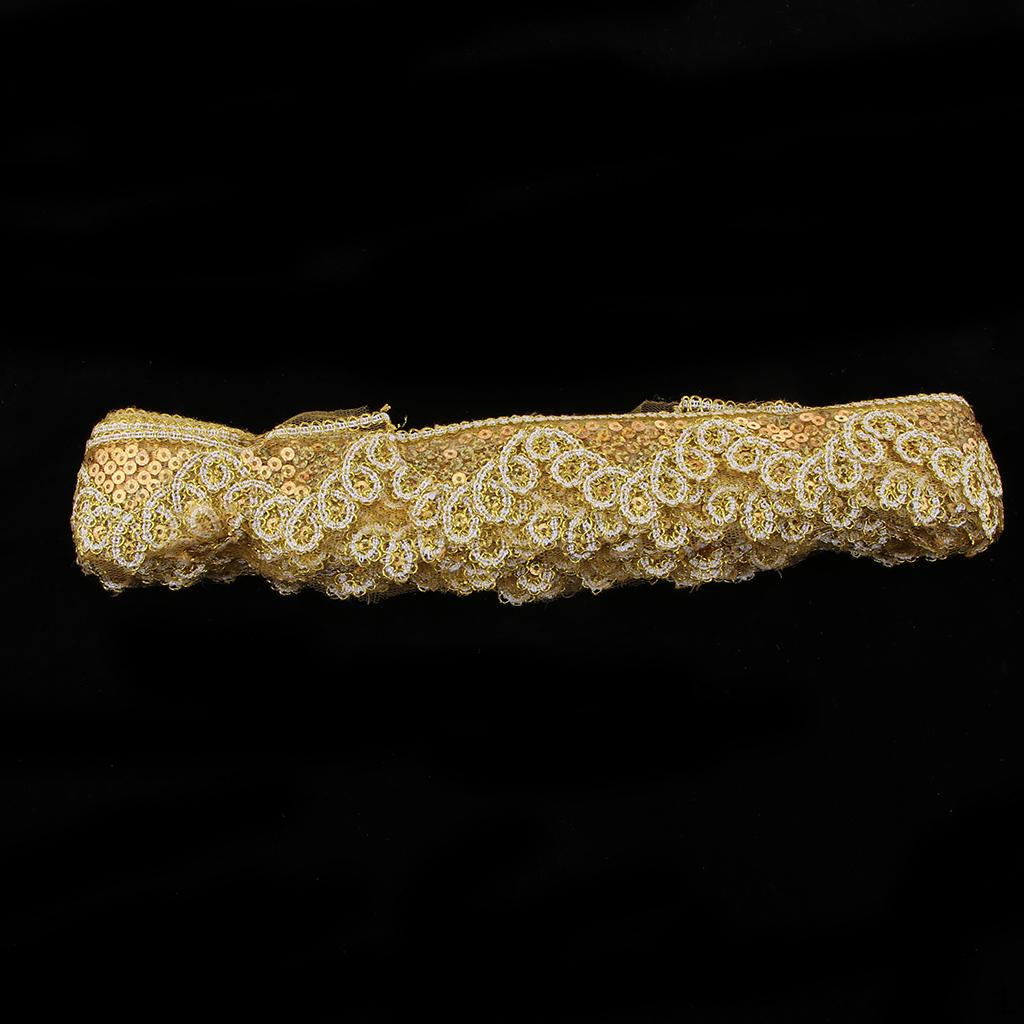 10 Yards Sequin Beaded Lace Ribbon ming - golden золотистий
10 Yards Sequin Beaded Lace Ribbon ming - golden золотистий