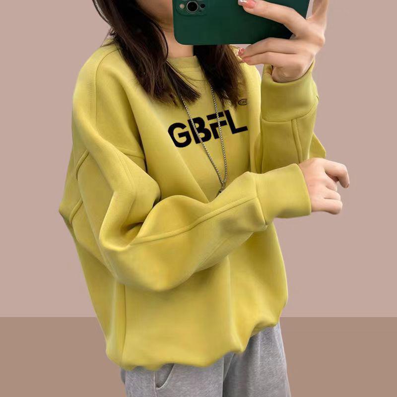 Women s 2024 Cotton Crew Neck Sweatshirt: Thin, Fleece-Lined Loose Pullover for Spring and Autumn. L
Women s 2024 Cotton Crew Neck Sweatshirt: Thin, Fleece-Lined Loose Pullover for Spring and Autumn. L