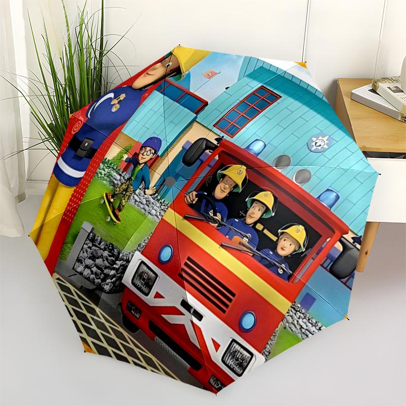 Fireman Fire trucks Themed Travel Umbrella-8 Ribs Automatic Opening and Closing, Portable Folding Design, Compact and Stylish Umbrella Suita
Fireman Fire trucks Themed Travel Umbrella-8 Ribs Automatic Opening and Closing, Portable Folding Design, Compact and Stylish Umbrella Suita