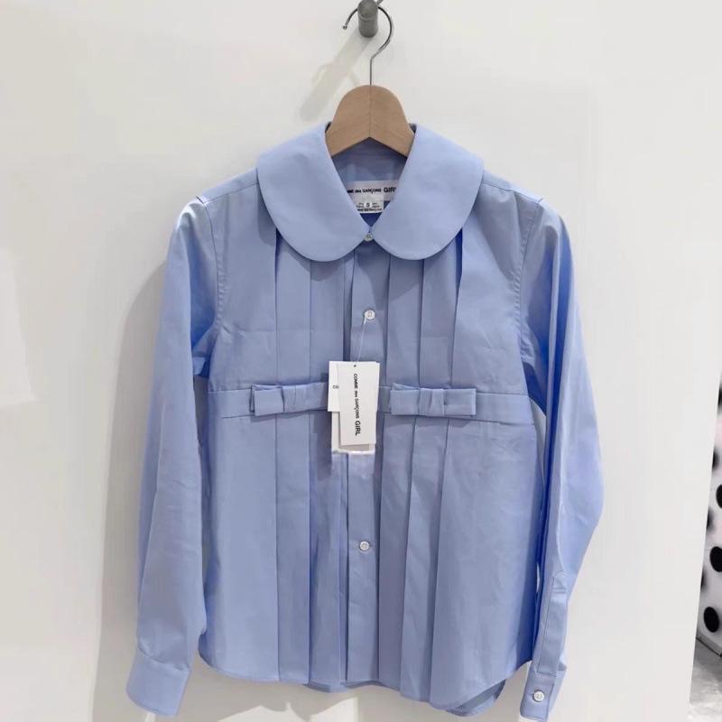 CDG KZYU 25 Spring/Summer Women s Trendy Doll Collar Pleated Long Sleeve Loose Cardigan Shirt Large синій
CDG KZYU 25 Spring/Summer Women s Trendy Doll Collar Pleated Long Sleeve Loose Cardigan Shirt Large синій