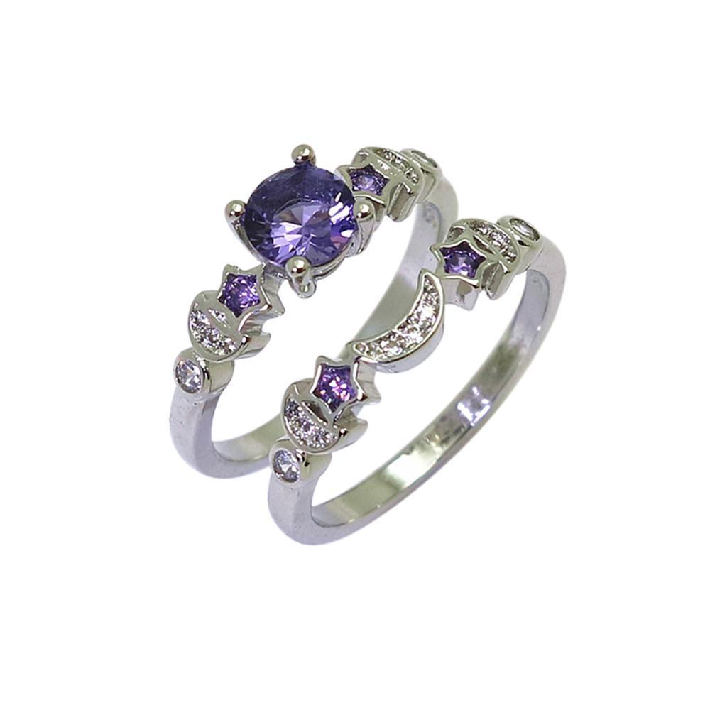 Ramidos Creative Star Moon Ring Женская рука, украшенная фиолетовым драгоценным камнем, Обручальное кольцо
Ramidos Creative Star Moon Ring Женская рука, украшенная фиолетовым драгоценным камнем, Обручальное кольцо