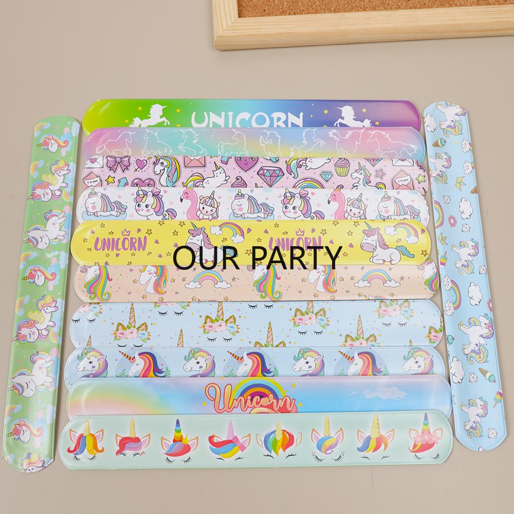 12pcs Cute Rainbow Unicorn Theme Slap Bracelets Boy Girl Wristband Toy for Kids Birthday Baby Shower Party Favors Pinata Fillers
12pcs Cute Rainbow Unicorn Theme Slap Bracelets Boy Girl Wristband Toy for Kids Birthday Baby Shower Party Favors Pinata Fillers