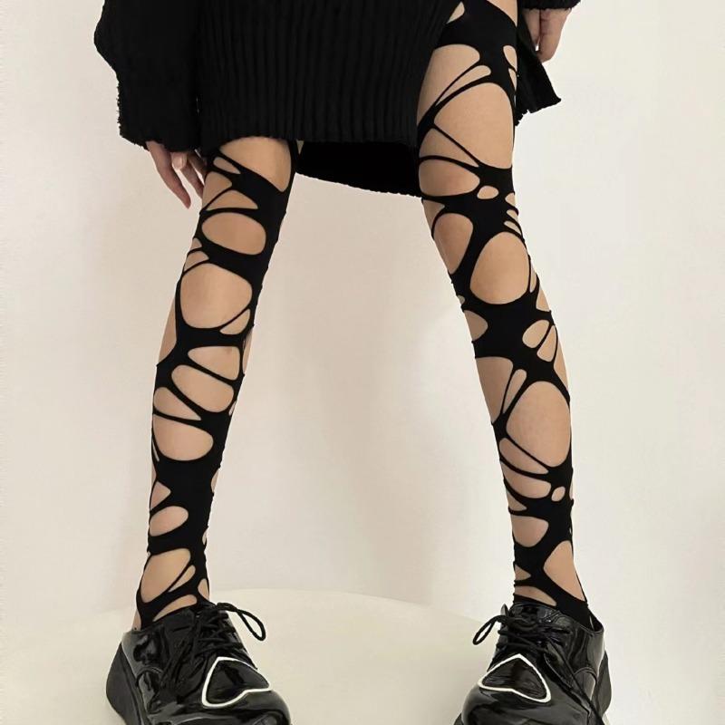 Пара самодельных чулок в стиле готического панка, чулки с черной дыркой, колготки-нижние носки, горячая субкультура девушек One Size чёрный
Пара самодельных чулок в стиле готического панка, чулки с черной дыркой, колготки-нижние носки, горячая субкультура девушек One Size чёрный