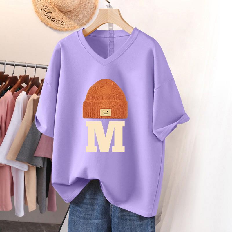 Женская футболка с коротким рукавом, большого размера, свободного кроя, стройнящая, нишевая, топ из чистого хлопка с V-образным вырезом, закрывающий живот 5XL светло-фиолетовый
Женская футболка с коротким рукавом, большого размера, свободного кроя, стройнящая, нишевая, топ из чистого хлопка с V-образным вырезом, закрывающий живот 5XL светло-фиолетовый