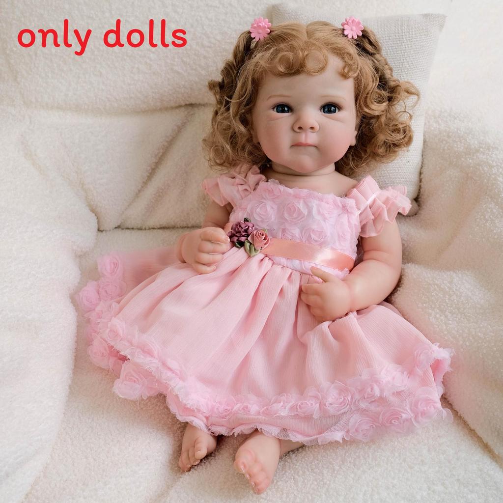 Silicone Reborn Baby Doll 18in Flower Strappy Tulle Dress For Collectors
Silicone Reborn Baby Doll 18in Flower Strappy Tulle Dress For Collectors