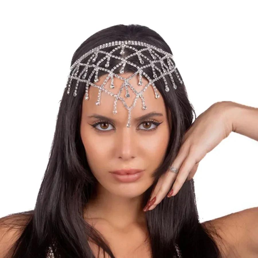 Tassel Headdress Hairbands Jewelry Wedding Fashion Bling Rhinestone Chain Festival Girl for Women Headbands Hair Accesories
Tassel Headdress Hairbands Jewelry Wedding Fashion Bling Rhinestone Chain Festival Girl for Women Headbands Hair Accesories