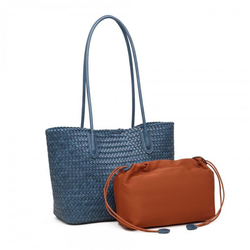 HERMIN Hand-knitted Bag High-quality Large-capacity One-shoulder Underarm Bucket Female 60067 31x13x23cm синій
HERMIN Hand-knitted Bag High-quality Large-capacity One-shoulder Underarm Bucket Female 60067 31x13x23cm синій