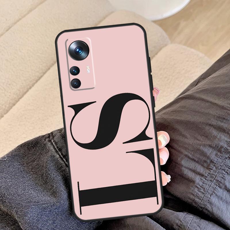 Personalised Large pink initial Case For Xiaomi 13T 12T 11T 14 13 Pro 12 Lite 12X POCO F5 X3 X5 Pro F3 F4 X4 M5s C65 Funda Xiaomi 13T (13T Pro)
Personalised Large pink initial Case For Xiaomi 13T 12T 11T 14 13 Pro 12 Lite 12X POCO F5 X3 X5 Pro F3 F4 X4 M5s C65 Funda Xiaomi 13T (13T Pro)
