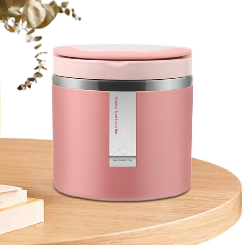 Stainless Steel Lunch Jar 630ml Single Layer Lunch Food Jar For Students Stainless Steel Hot Food Cold Food Soup Dining Bowl
Stainless Steel Lunch Jar 630ml Single Layer Lunch Food Jar For Students Stainless Steel Hot Food Cold Food Soup Dining Bowl