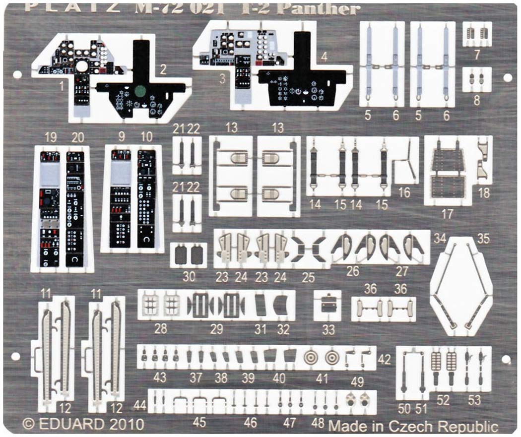 Platz Detail up etching parts for ASDF training aircraft Plastic model parts T-2 M72-21
Platz Detail up etching parts for ASDF training aircraft Plastic model parts T-2 M72-21
