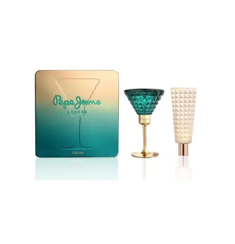 Perfumed set Perfumed water for women CELEBRATE 80 ml + Body lotion 80 ml Pepe Jeans
Perfumed set Perfumed water for women CELEBRATE 80 ml + Body lotion 80 ml Pepe Jeans