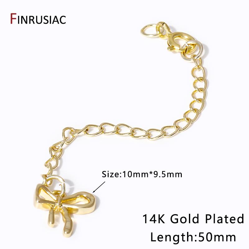 50mm 14K Gold Plated Brass Extended Extension Tail Chain With Lobster Clasps Connector For DIY Jewelry Making Supplies 1 piece
50mm 14K Gold Plated Brass Extended Extension Tail Chain With Lobster Clasps Connector For DIY Jewelry Making Supplies 1 piece