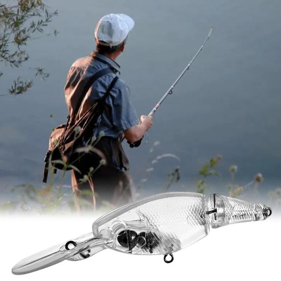 Hard Bait Fishing Lure Realistic Looking Transparent Design Streamlined Body Compact Portable Artificial Lure Fake Bait
Hard Bait Fishing Lure Realistic Looking Transparent Design Streamlined Body Compact Portable Artificial Lure Fake Bait